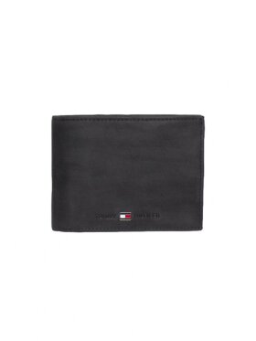 TOMMY HILFIGER LEATHER WALLET WITH FLAP