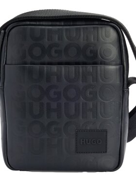 HUGO Mens Black Ethon 2.0HI Crossbody BAG