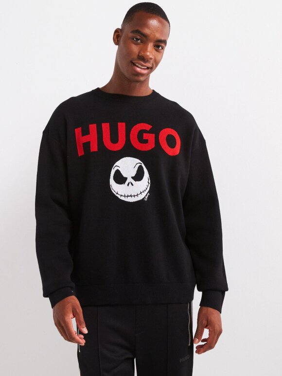 HUGO MENSWEAR - HUGO Selm Nbc Oversize Fit Knitted Jumper