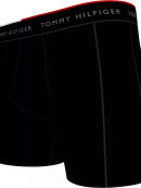 TOMMY HILFIGER EVERYDAY MICROFIBRE Mens 3 -Pack Boxer Briefs Black