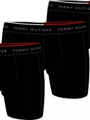 TOMMY HILFIGER EVERYDAY MICROFIBRE Mens 3 -Pack Boxer Briefs Black