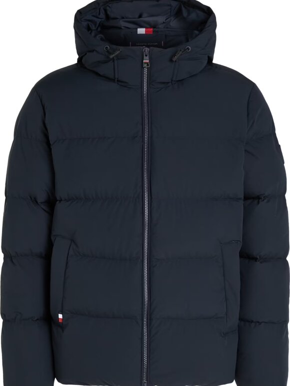 Tommy Hilfiger MENSWEAR - TOMMY HILFIGER DOWN HOODED PUFFER JACKET