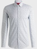 HUGO MENSWEAR - HUGO KENNO SLIM-FIT SHIRT IN PRINTED COTTON POPLIN