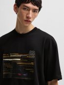 HUGO MENSWEAR - HUGO X RB COTTON-JERSEY T-SHIRT WITH RACING PRINT