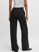HUGO WOMENSWEAR - HUGO WOMENSWEAR HASENE REGULAR-FIT TROUSERS IN STRETCH SEERSUCKER