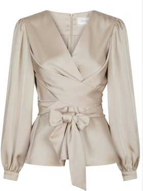 NEO NOIR RISTA HEAVY SATEEN BL