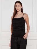 HUGO WOMENSWEAR - HUGO WOMENSWEAR DOFFIANO MESH TOP WITH BUILT-IN CORSET