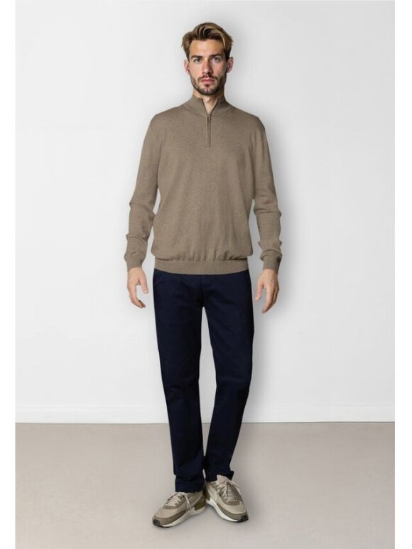 Clean Cut Copenhagen - CLEAN CUT CLAUDE HALF-ZIP KNIT