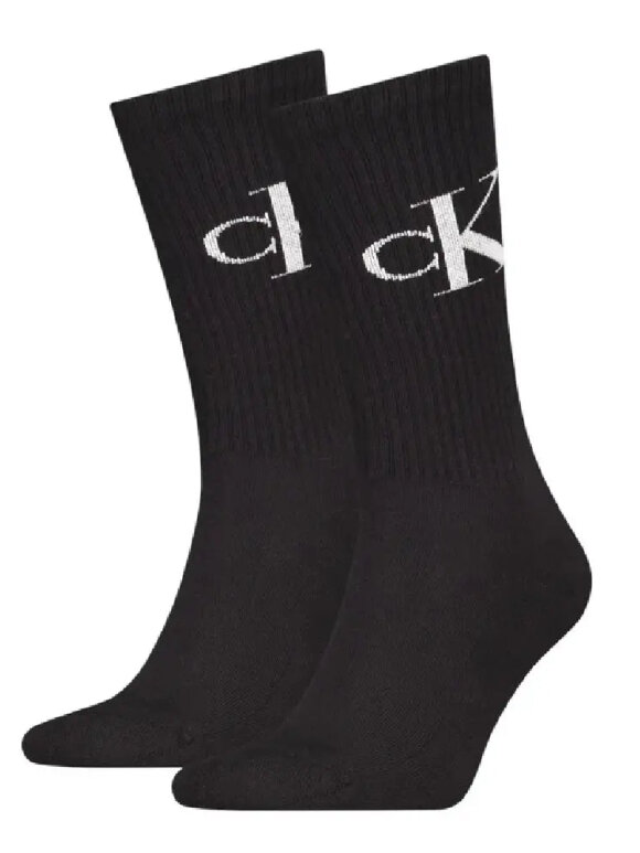 CALVIN KLEIN WOMEN - CALVIN KLEIN WOMEN  2P SOCKS MONOGRAM