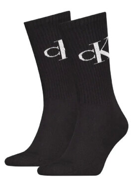 CALVIN KLEIN 2PK MONOGRAM SOCKS