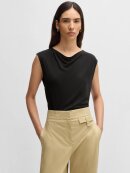 BOSS WOMENSWEAR - BOSS EJICES SLEEVELESS T-SHIRT WITH RIBBED FRONT
