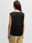 BOSS WOMENSWEAR - BOSS EJICES SLEEVELESS T-SHIRT WITH RIBBED FRONT