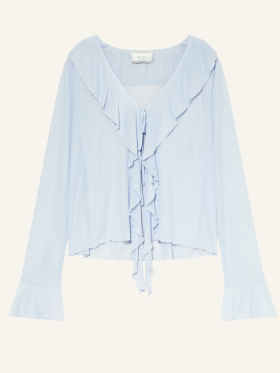 NEO NOIR ANIKA MESH BLOUSE