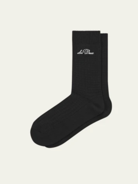 LES DEUX CREW WAFFLE SOCKS