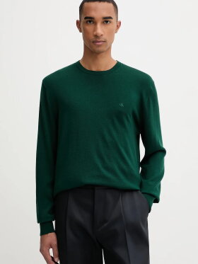 CALVIN KLEIN LS 100% MERINO CREW 14GG
