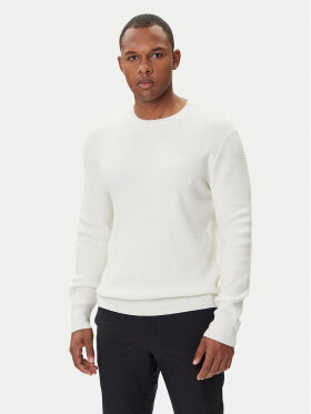 CALVIN KLEIN LS TEXTURE CTTN CREWNK SWEATER 1