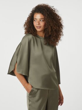 Neo Noir LIORA HEAVY SATEEN BLOUSE