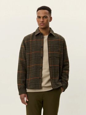 LES DEUX KODY HOUNDSTOOTH OVERSHIRT