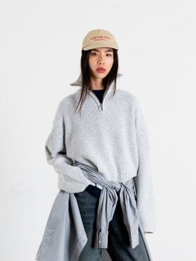 WBFANG HALF ZIP KNIT