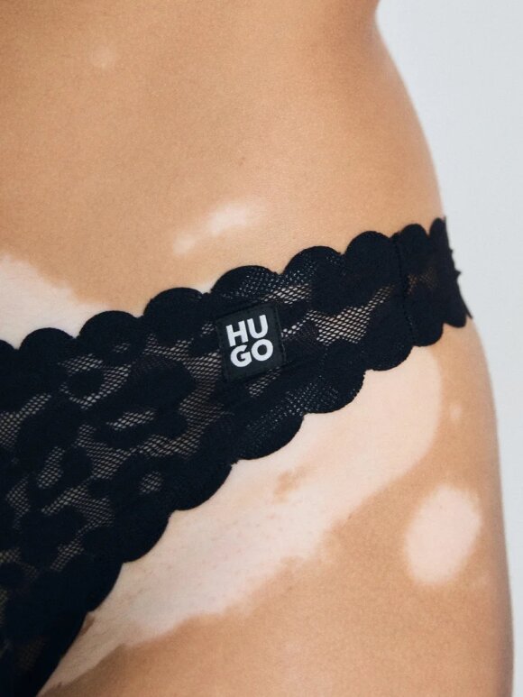 HUGO WOMENSWEAR - HUGO W THONG LEO LACE