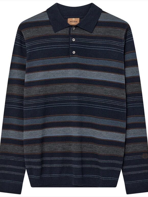 Mos Mosh Gallery - MOS MOSH GALLERY Milner Stripe Polo Knit