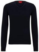HUGO MENSWEAR - HUGO SAN VREDO MERINO V-KNIT