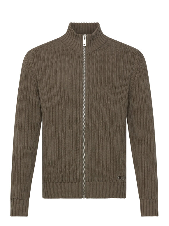 HUGO MENSWEAR - HUGO SRITON ZIP KNIT