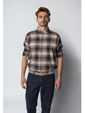 CLEAN CUT COPENHAGEN DYLAN CHECKED FLANNEL SHIRT