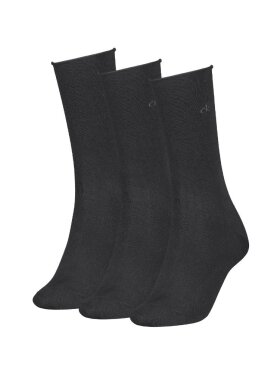 CALVIN KLEIN WOMEN ROLLTOP SOCK 3P