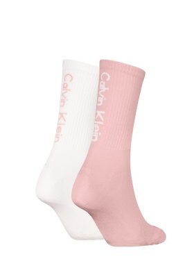 CALVIN KLEIN WOMEN BACK LOGO SOCKS 2P