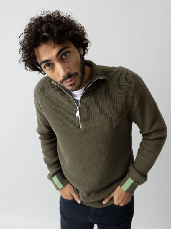 Mos Mosh Gallery - MOS MOSH GALLERY PORTER QUARTER-ZIP KNIT