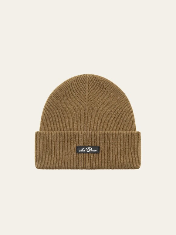 Les  Deux Copenhagen - Les Deux WAYNE LOGO PATCH BEANIE