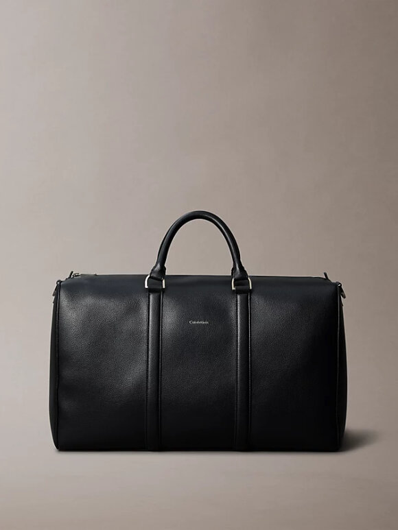 Calvin Klein - CALVIN KLEIN LEATHER LARGE DUFFLE BAG