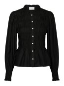 Neo Noir - NEO NOIR MOCCA SMOCK BLOUSE