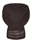 Neo Noir - NEO NOIR COTTUNA DRAPY MESH TOP