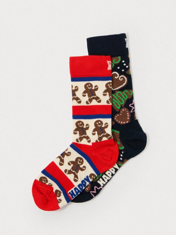 Happy Socks - HAPPY SOCKS 2-PACK GINGERBREAD HEART