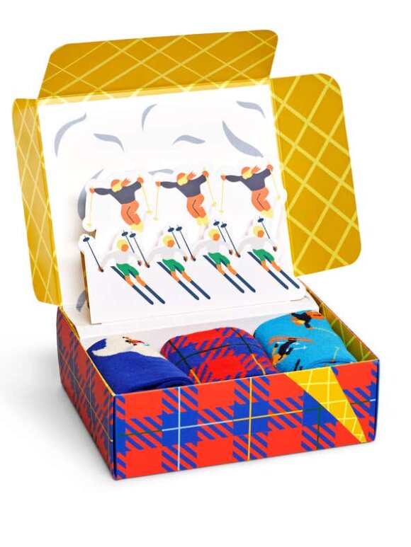 Happy Socks - HAPPY SOCKS 3-Pack Skiing Gift Set