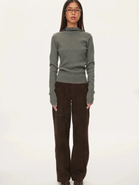 OVAL SQUARE ALANIS HOOD KNIT