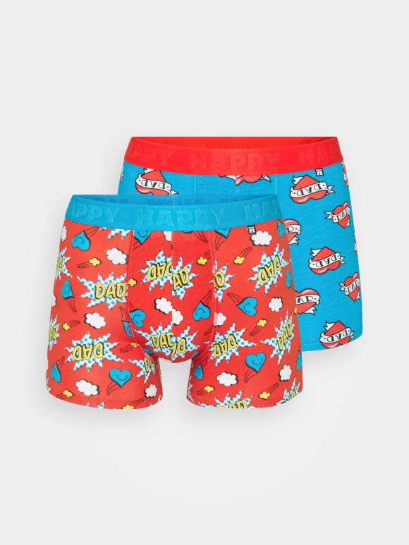 Happy Socks - HAPPY SOCKS 2-PACK SUPER DAD BOXERS