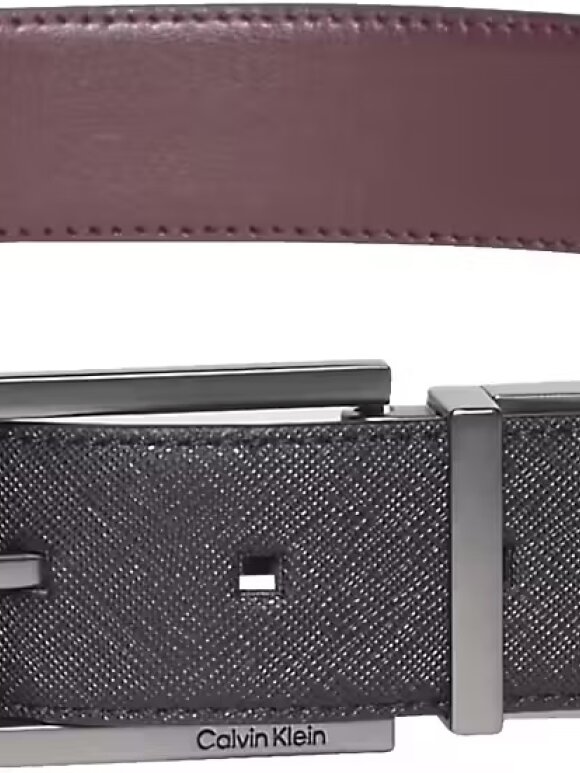 Calvin Klein - CALVIN KLEIN SQUARE BUCKLE 32MM REV BELT