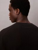 Calvin Klein - Calvin Klein LS TEXTURED COTTON CREWNK SWEATER