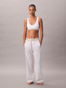 CALVIN KLEIN WOMEN - Calvin Klein Women LOGO SUPER POPLIN PANT