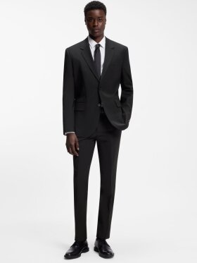 HUGO Extra-slim-fit trousers in a wool blend