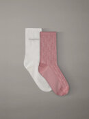 CALVIN KLEIN WOMEN - Calvin Klein WOMEN SOCK 2P EMBLEM AOP