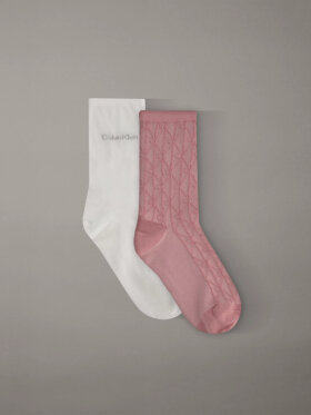 Calvin Klein WOMEN SOCK 2P EMBLEM AOP