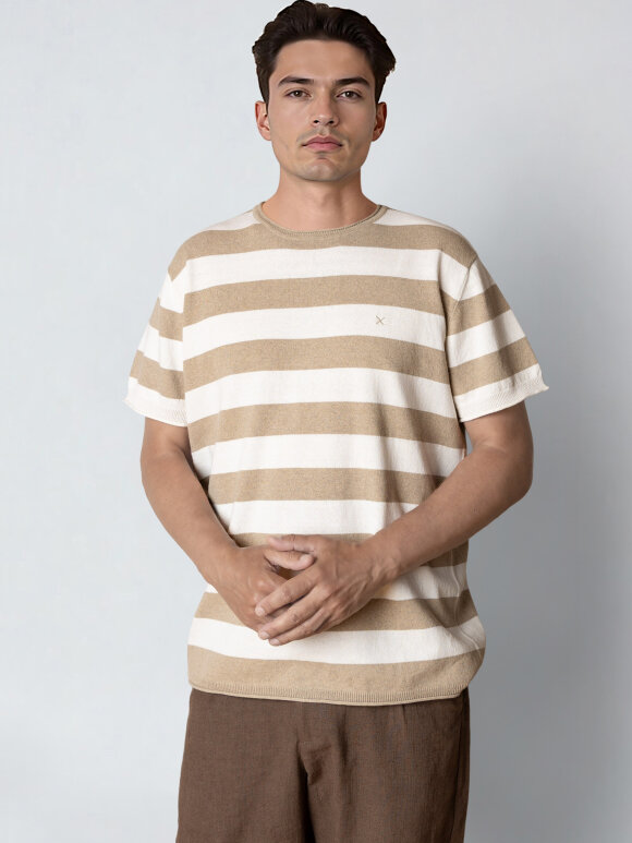 Clean Cut Copenhagen - Clean Cut MILAS KNITTED T-SHIRT