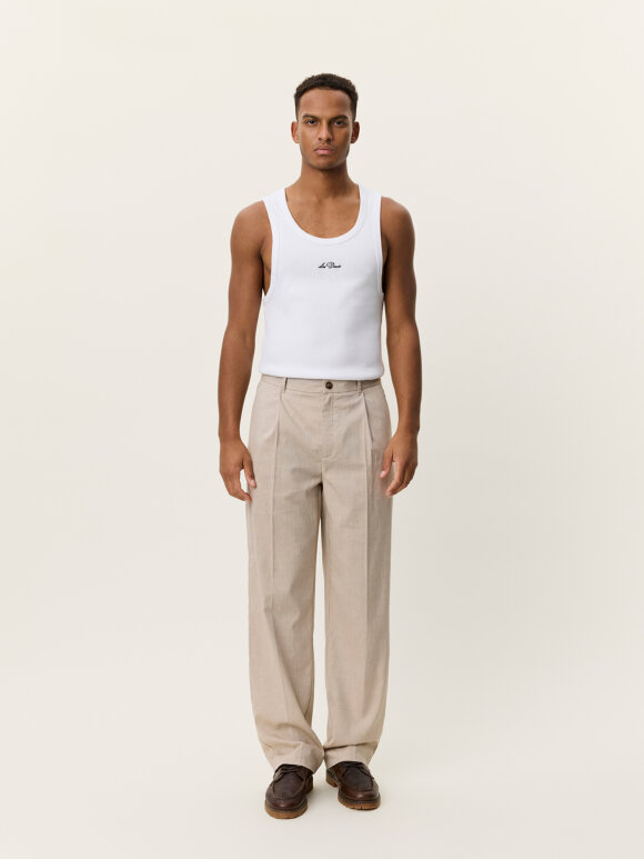 Les  Deux Copenhagen - Les Deux REECE PLEATED SLUB SUIT