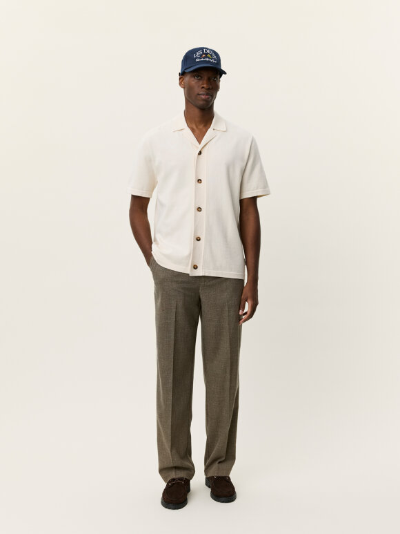 Les  Deux Copenhagen - Les Deux EMMETT GLOBE KNITTED SHIRT