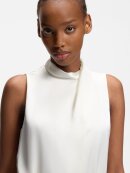 HUGO WOMENSWEAR - HUGO Women SATIN MAXI DRESS WITH REMOVABLE CHAIN BELT