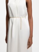 HUGO WOMENSWEAR - HUGO Women SATIN MAXI DRESS WITH REMOVABLE CHAIN BELT